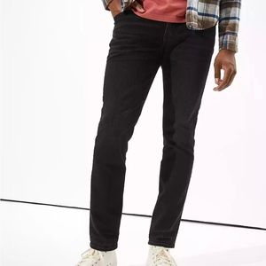 AE Flex Slim Selvedge Jean Black American Eagle 30x32